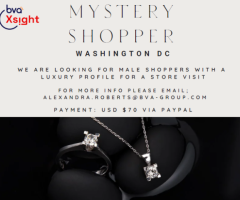 Mystery Shopping Opportunity - Male Shopper wanted